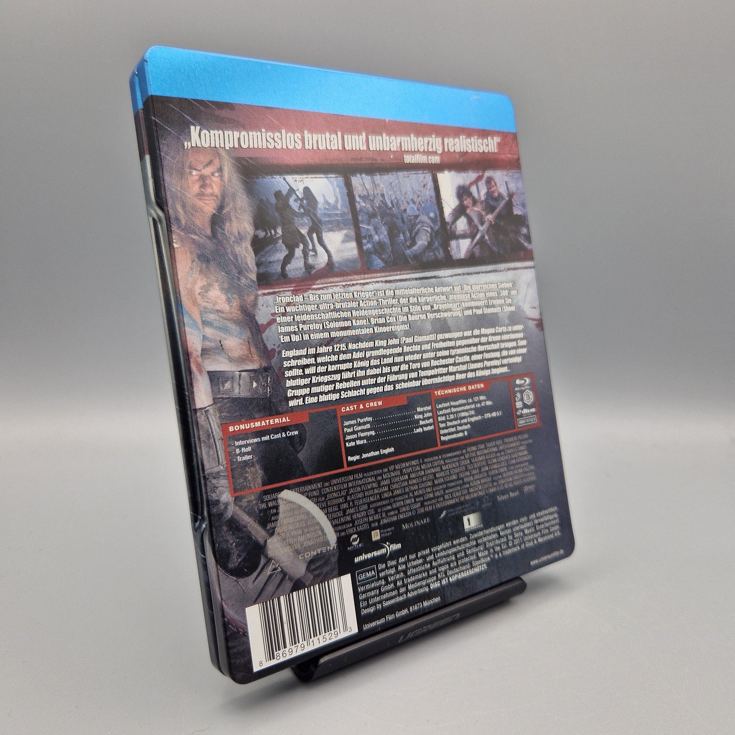 Blu-Ray Film: Ironclad - Bis zum letzten Krieger	Steelbook
