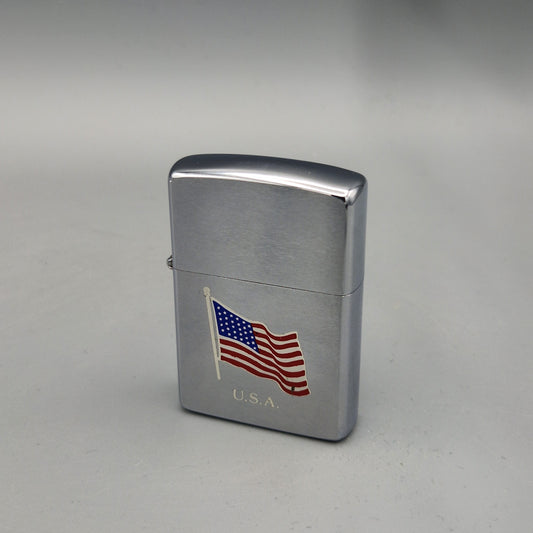 Zippo Feuerzeug USA Fahne US Flag	H VIII (1992)	Lighter - ungezündet - ohne OVP