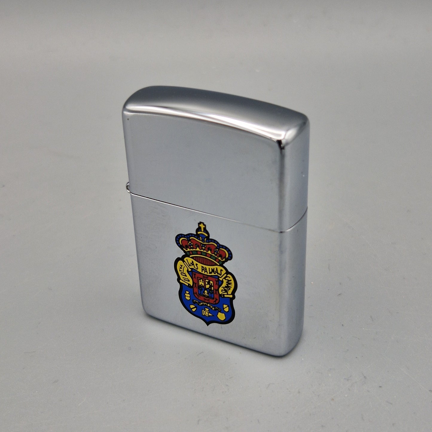 Zippo Feuerzeug Las Palmas Logo Wappen A IX (1993) Lighter - ungezündet - ohne OVP