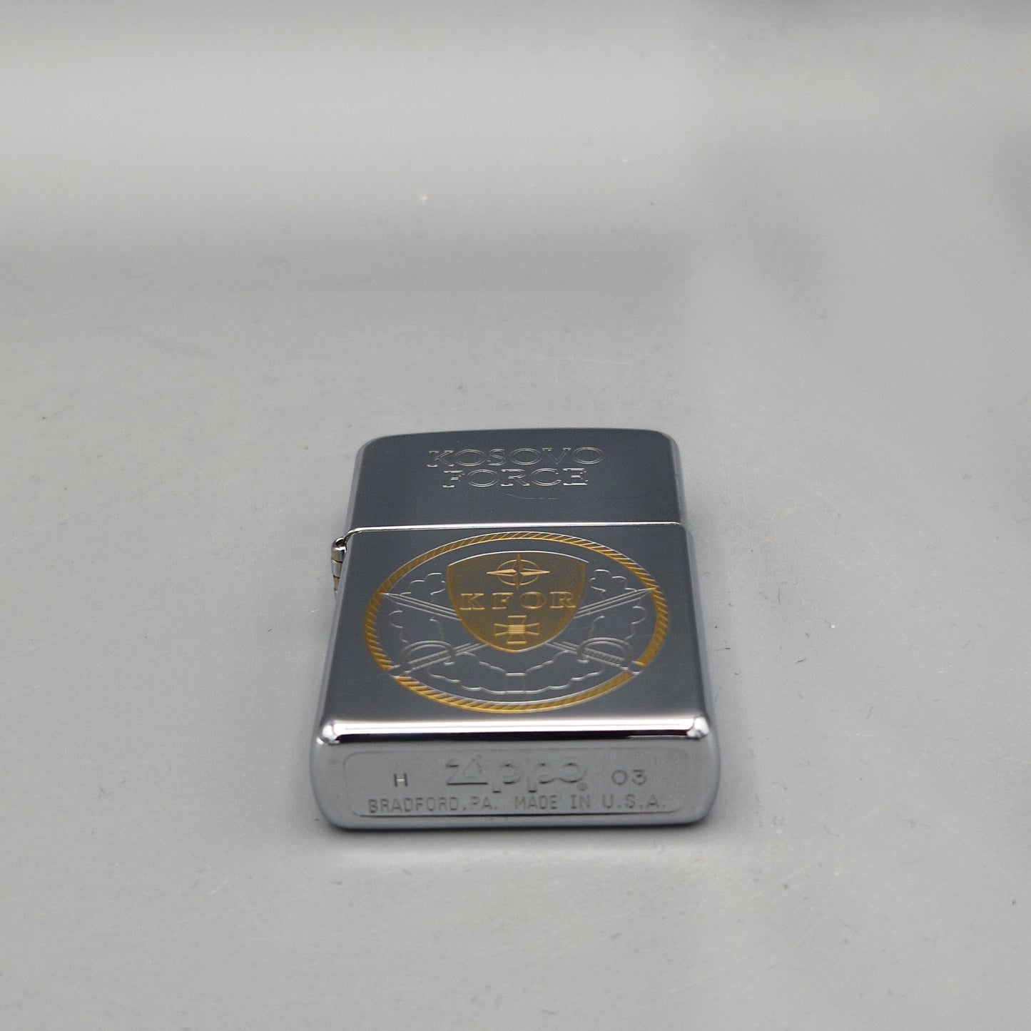 Zippo Feuerzeug Kosovo Force H03 Lighter - ungezündet - ohne OVP