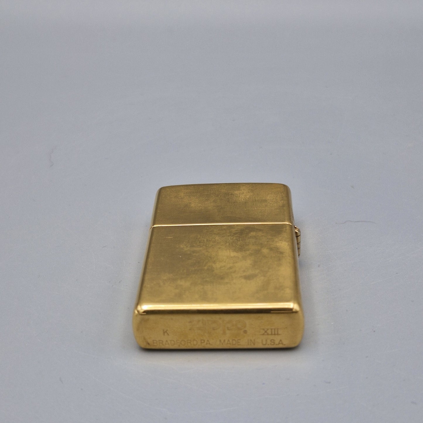 Zippo Feuerzeug Solid Brass Messing Drambuie K XIII (1997) Lighter - ungezündet - ohne OVP