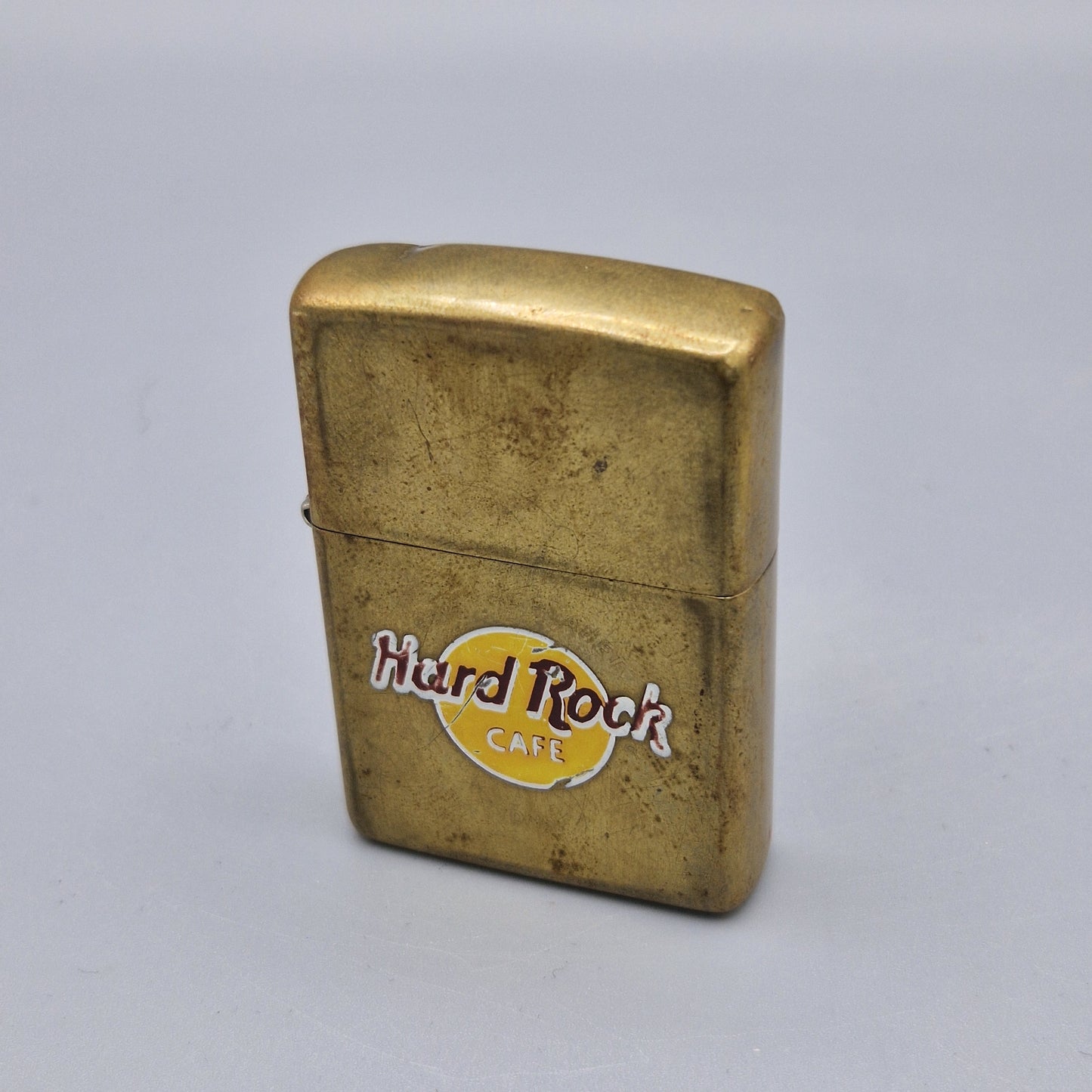 Zippo Feuerzeug Messing Hard Rock Café Sydney A XI (1995) Lighter - gebraucht - ohne OVP