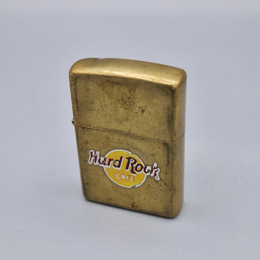 Zippo Feuerzeug Messing Hard Rock Café Sydney	A XI (1995)	Lighter - gebraucht - ohne OVP