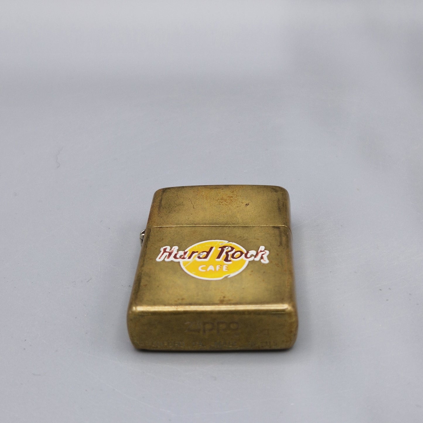Zippo Feuerzeug Messing Hard Rock Café Sydney A XI (1995) Lighter - gebraucht - ohne OVP