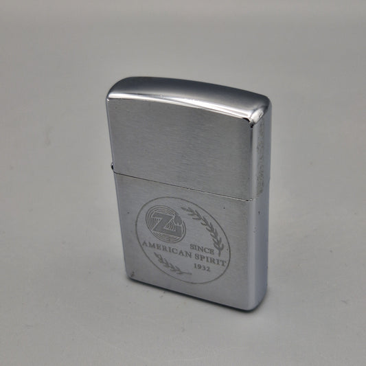 Zippo Feuerzeug American Spirit since 1932	I06	Lighter - gebraucht - ohne OVP