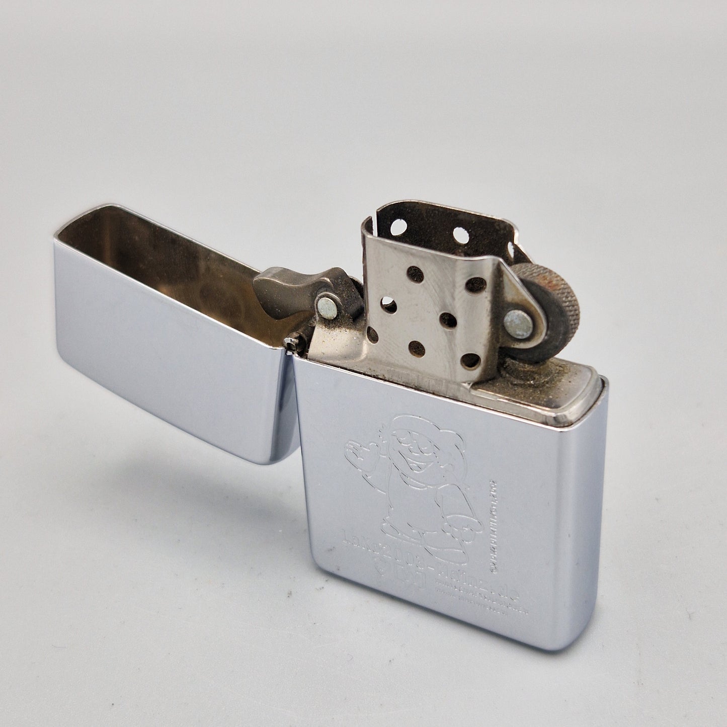 Zippo Feuerzeug Mainzelmännchen LaKo 2003 B03 Lighter - gebraucht - ohne OVP