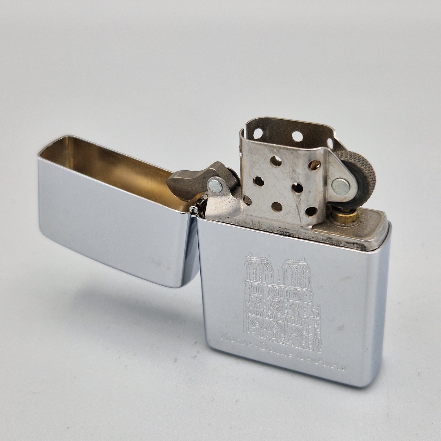 Zippo Feuerzeug Notre Dame de Paris F XVI (2000) Lighter - gebraucht - ohne OVP