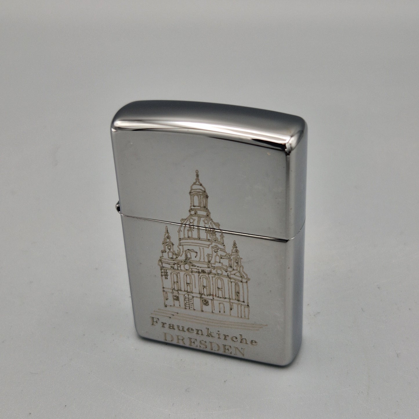 Zippo Feuerzeug Frauenkirche Dresden J13 Lighter - gebraucht - ohne OVP
