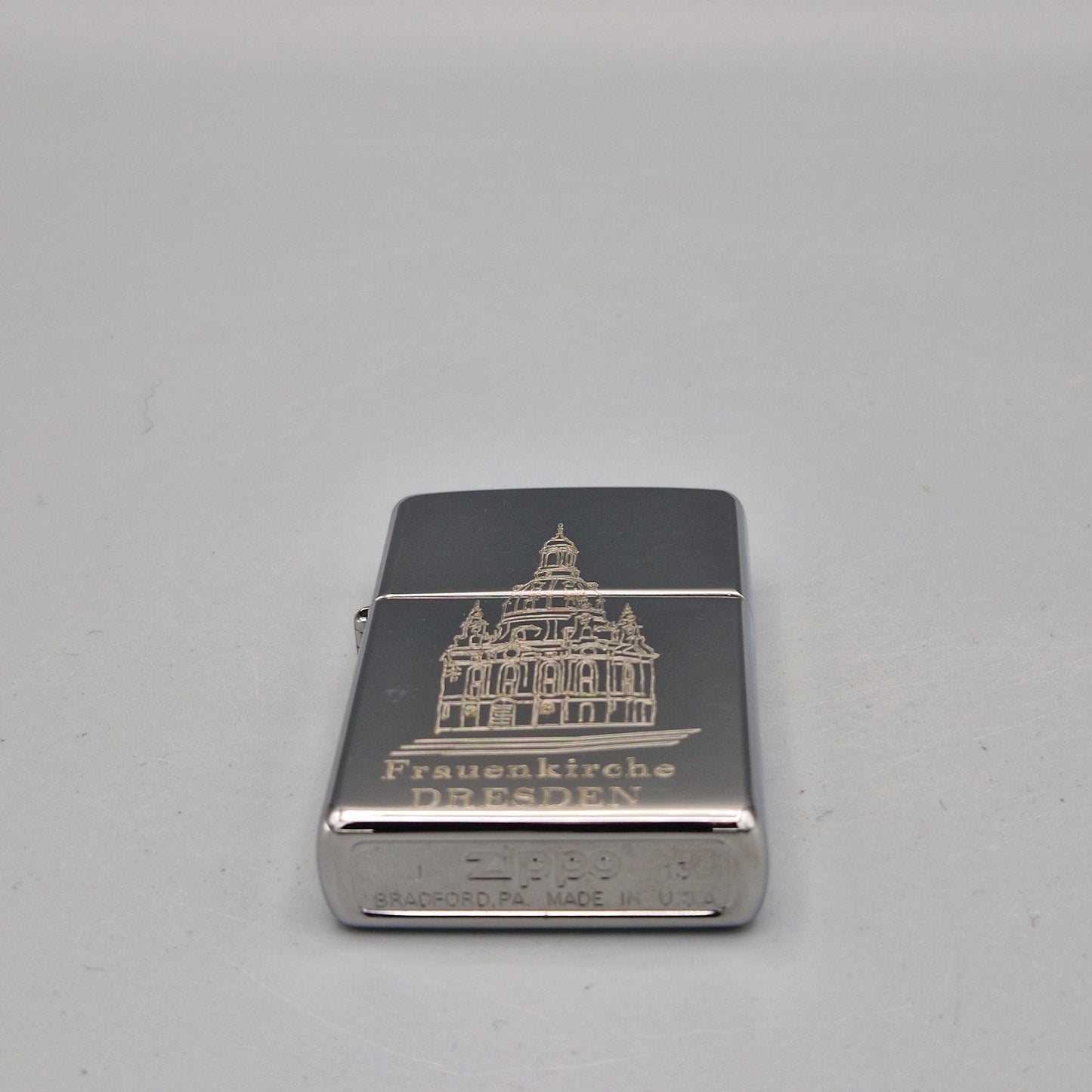 Zippo Feuerzeug Frauenkirche Dresden J13 Lighter - gebraucht - ohne OVP