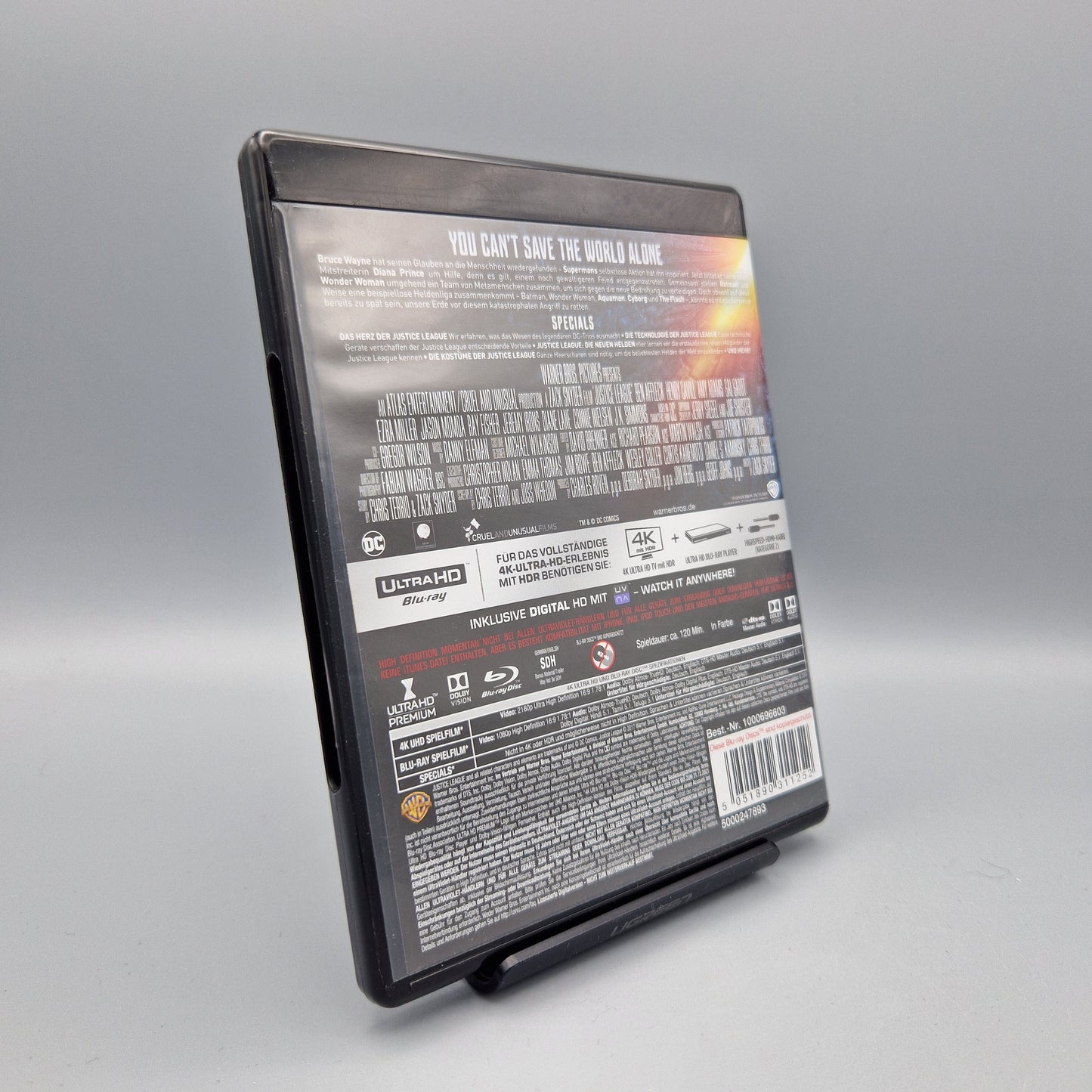 4K Ultra HD Blu-Ray: DC Justice League - nur 4K Disc, Blu-ray fehlt