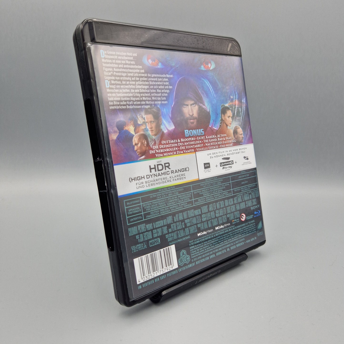 4K Ultra HD Blu-Ray: Marvel Morbius mit Jared Leto