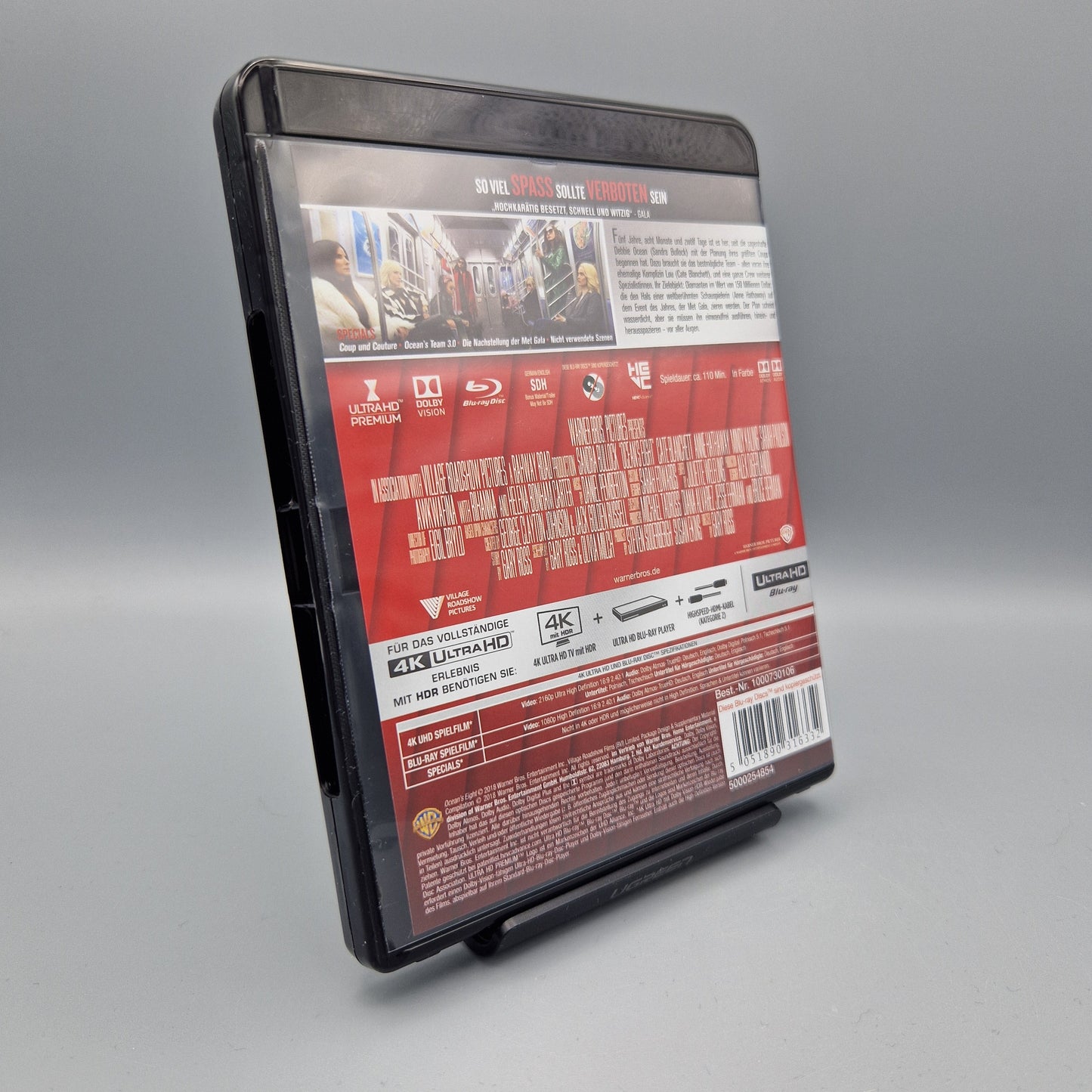 4K Ultra HD Blu-Ray: Ocean's 8 mit Sandra Bullock