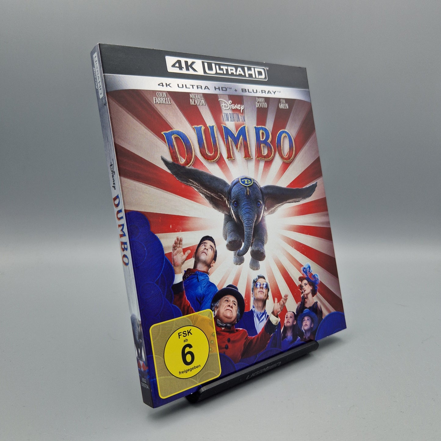 4K Ultra HD Blu-Ray: Disney Dumbo im Pappschuber
