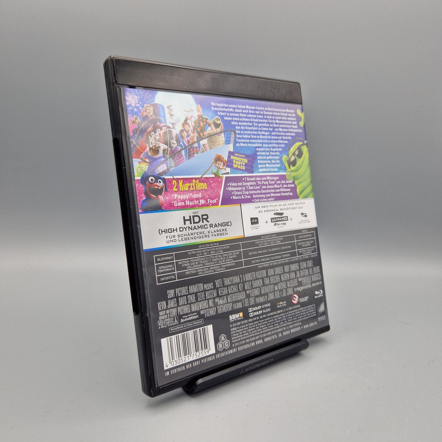 4K Ultra HD Blu-Ray: Hotel Transsilvanien 3 - Ein Monster Urlaub