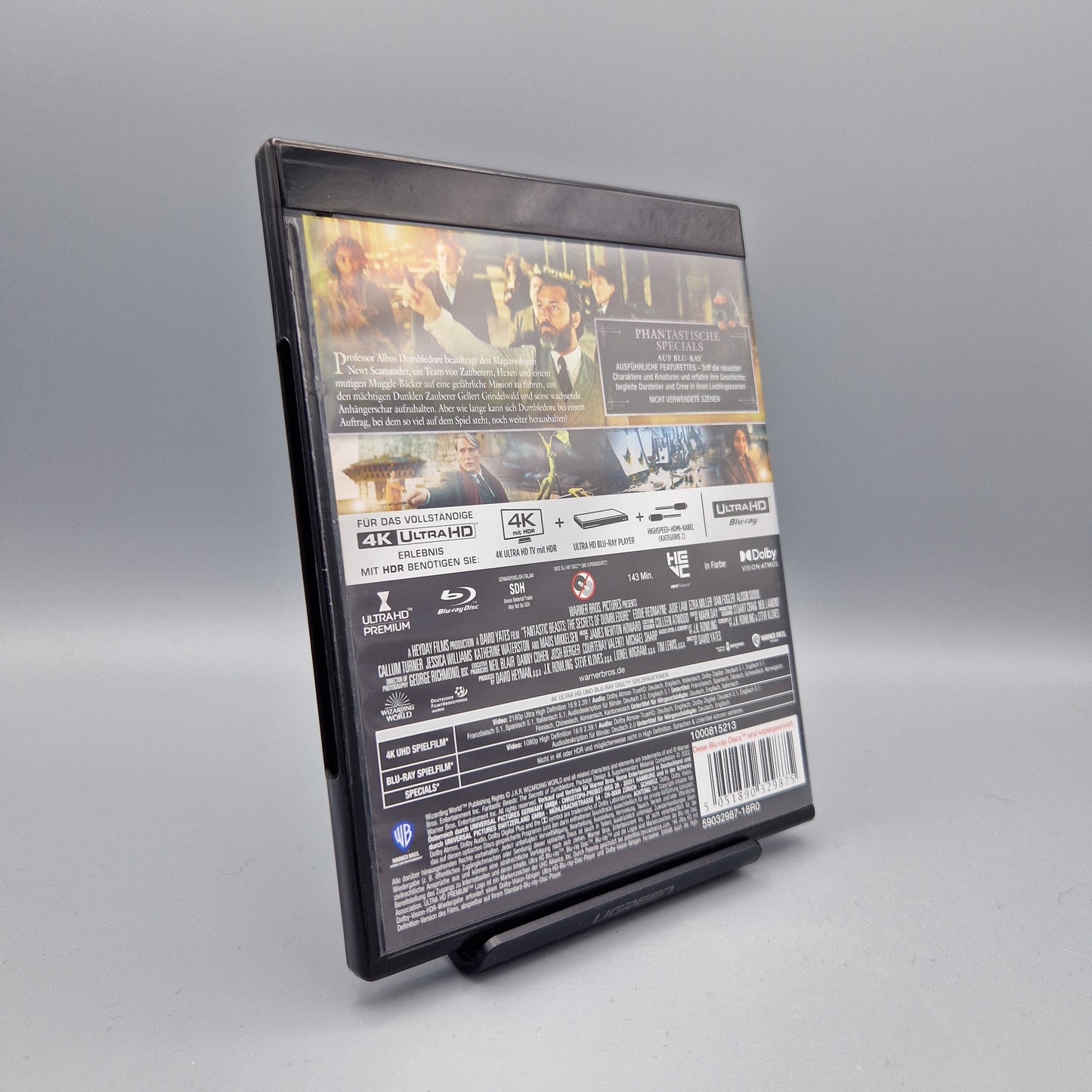 4K Ultra HD Blu-Ray: Phantastische Tierwesen: Dumbledores Geheimnisse