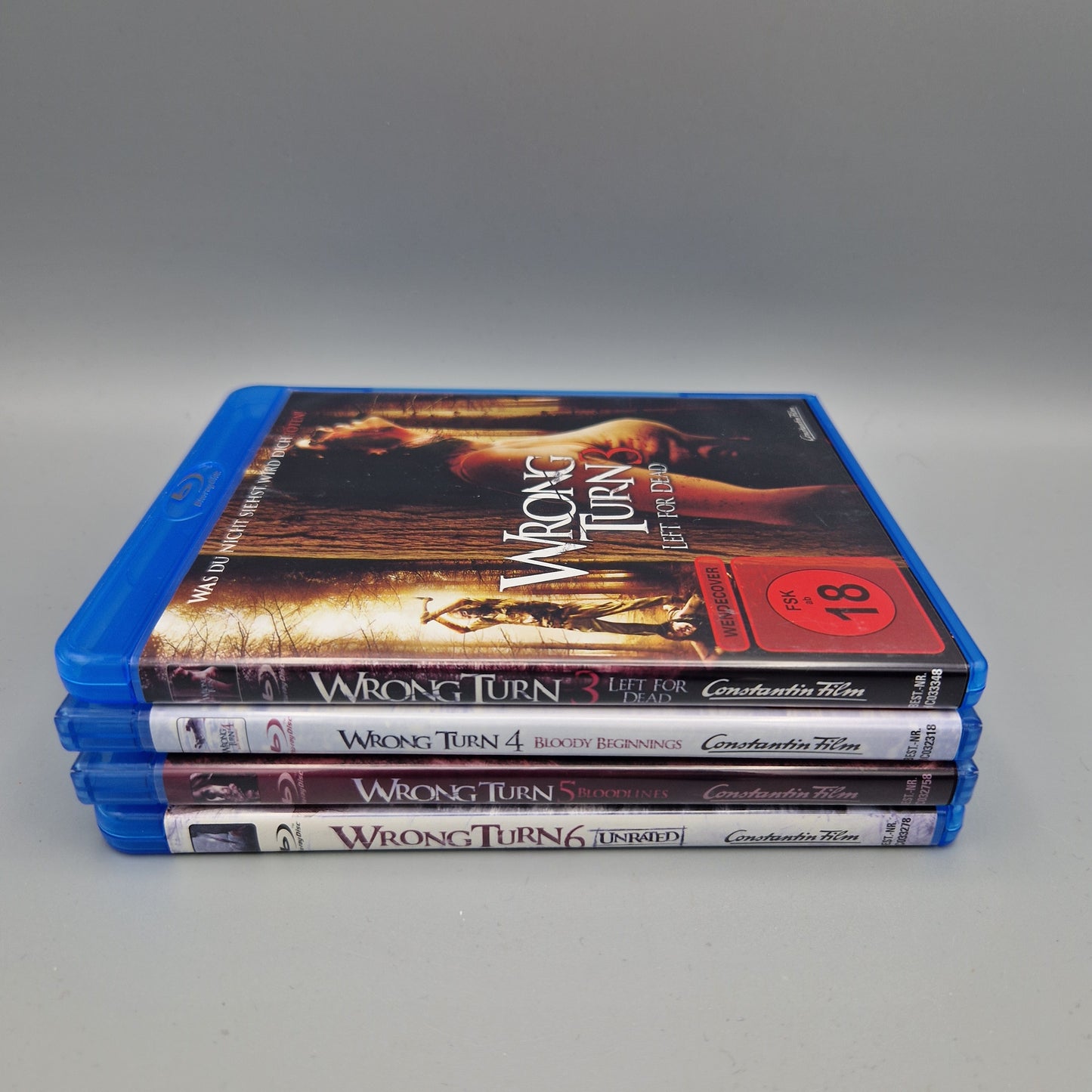 Blu-Ray Film: 4-Filme Bundle: Wrong Turn 3 bis 6