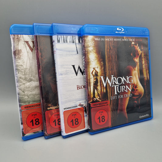Blu-Ray Film: 4-Filme Bundle: Wrong Turn 3 bis 6