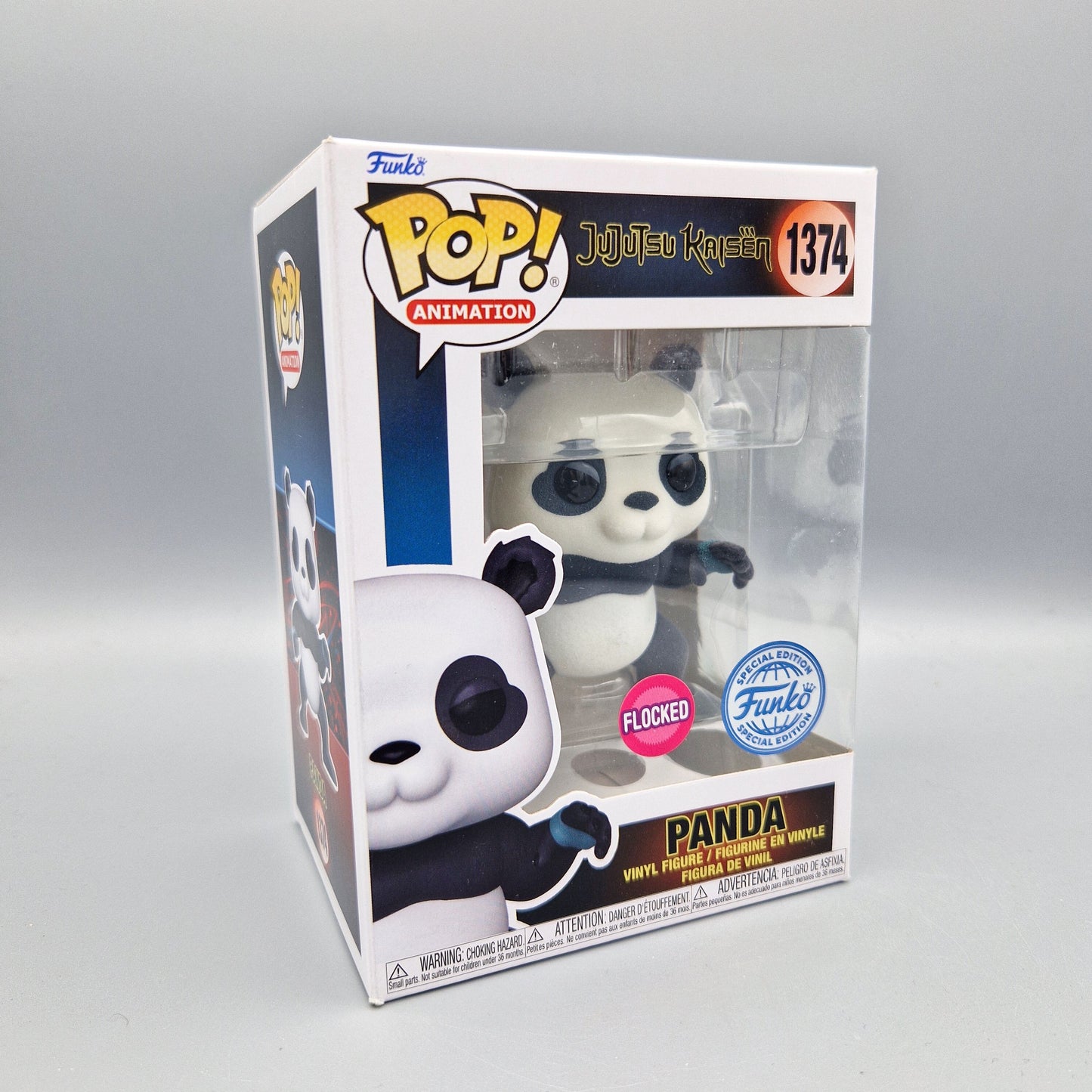 Funko Pop! Animation Jujutsu Kaisen #1374 Panda Flocked