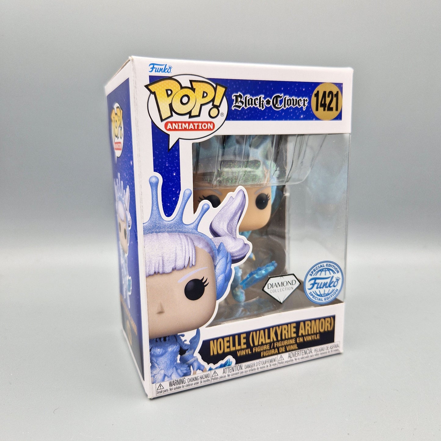 Funko Pop! Animation	Black Clover	#1421	Noelle (Valkyrie Armor)	Diamond Collection