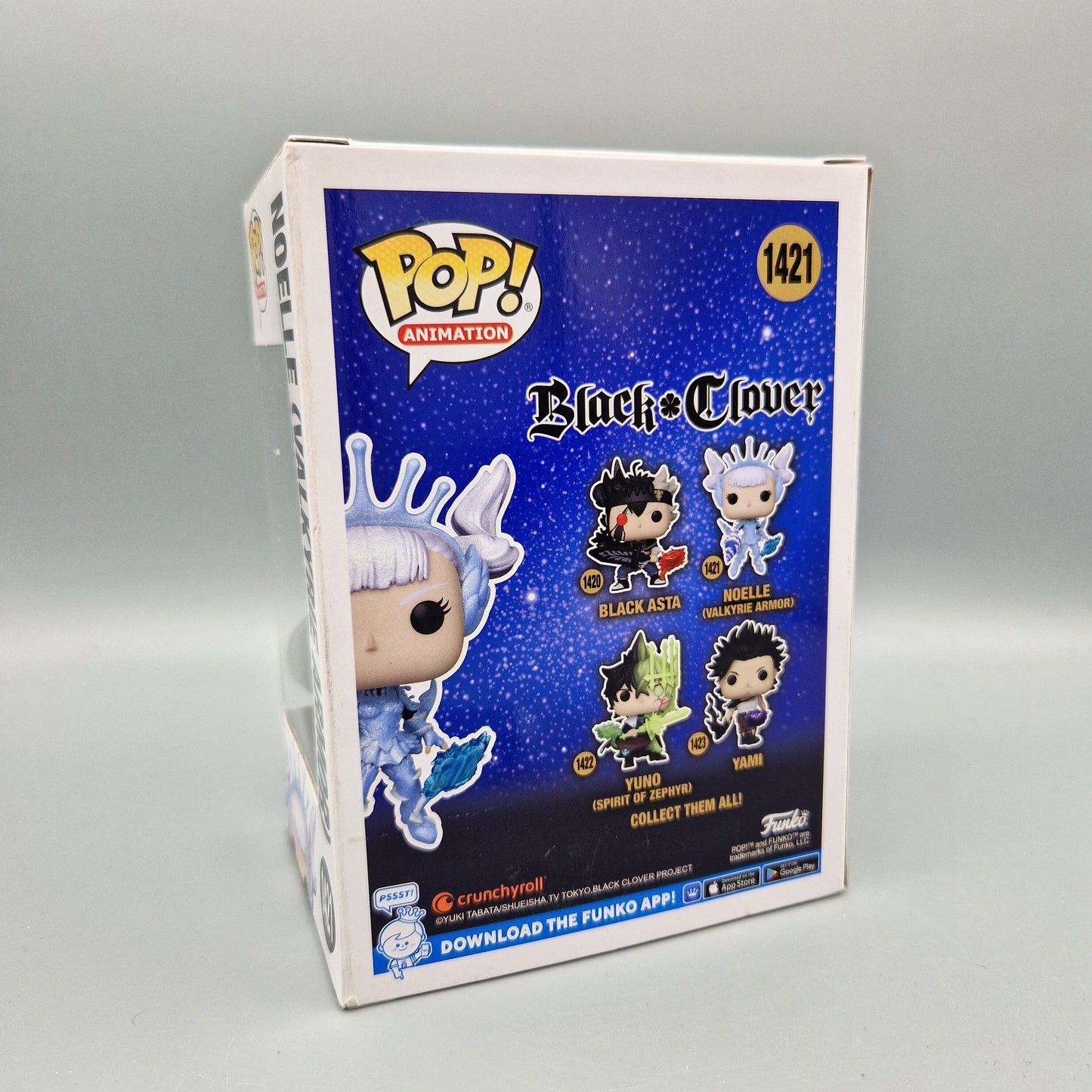Funko Pop! Animation	Black Clover	#1421	Noelle (Valkyrie Armor)	Diamond Collection