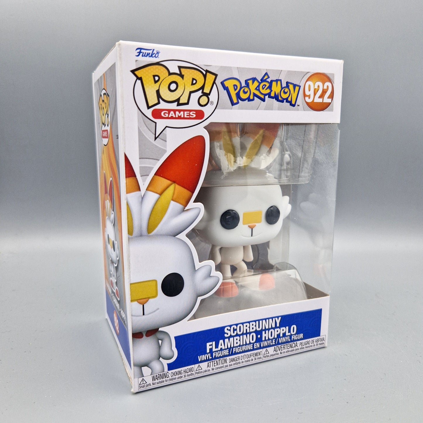 Funko Pop! Games Pokémon #922 Scorbunny - Hopplo