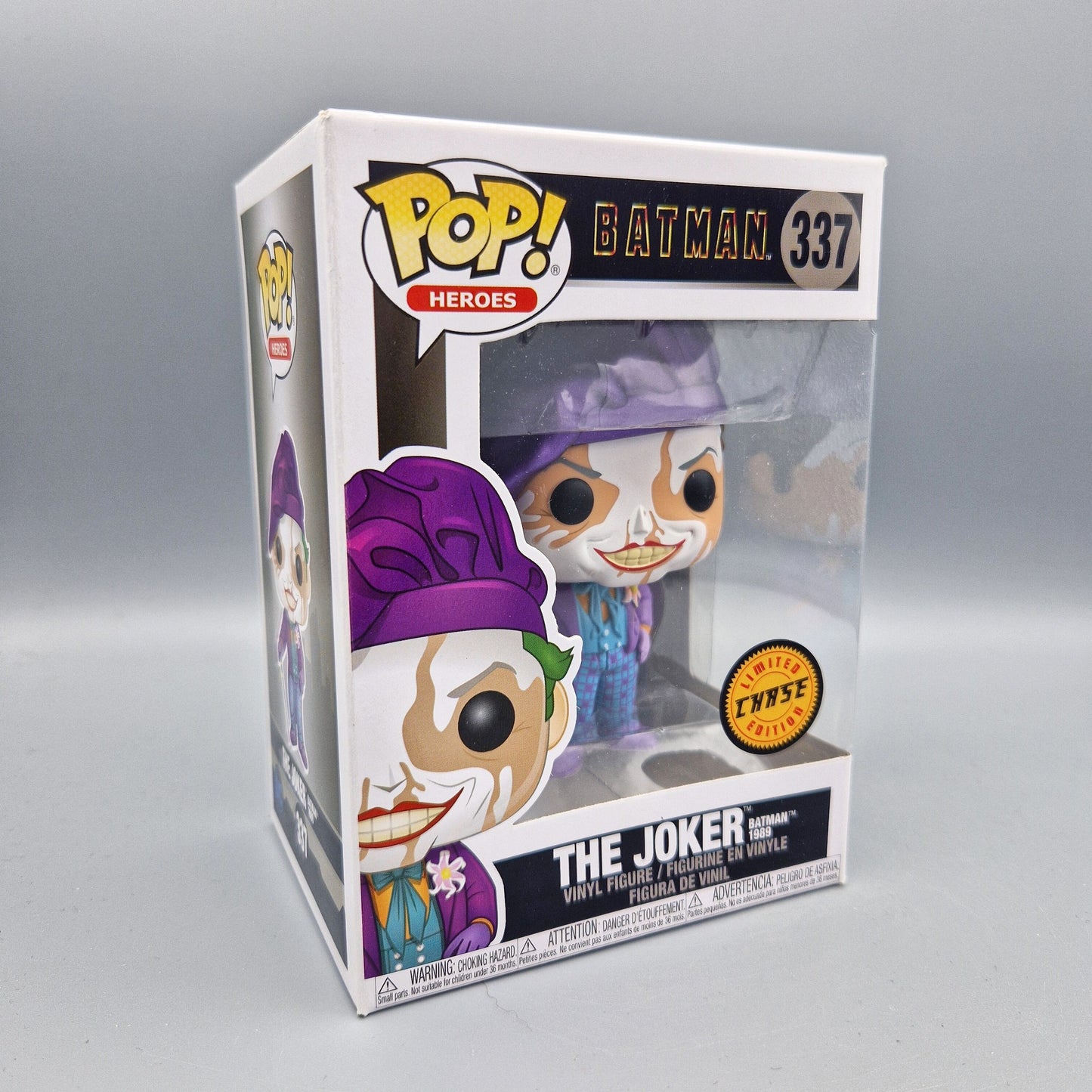 Funko Pop! Heroes Batman #337 The Joker (Batman 1989) Chase