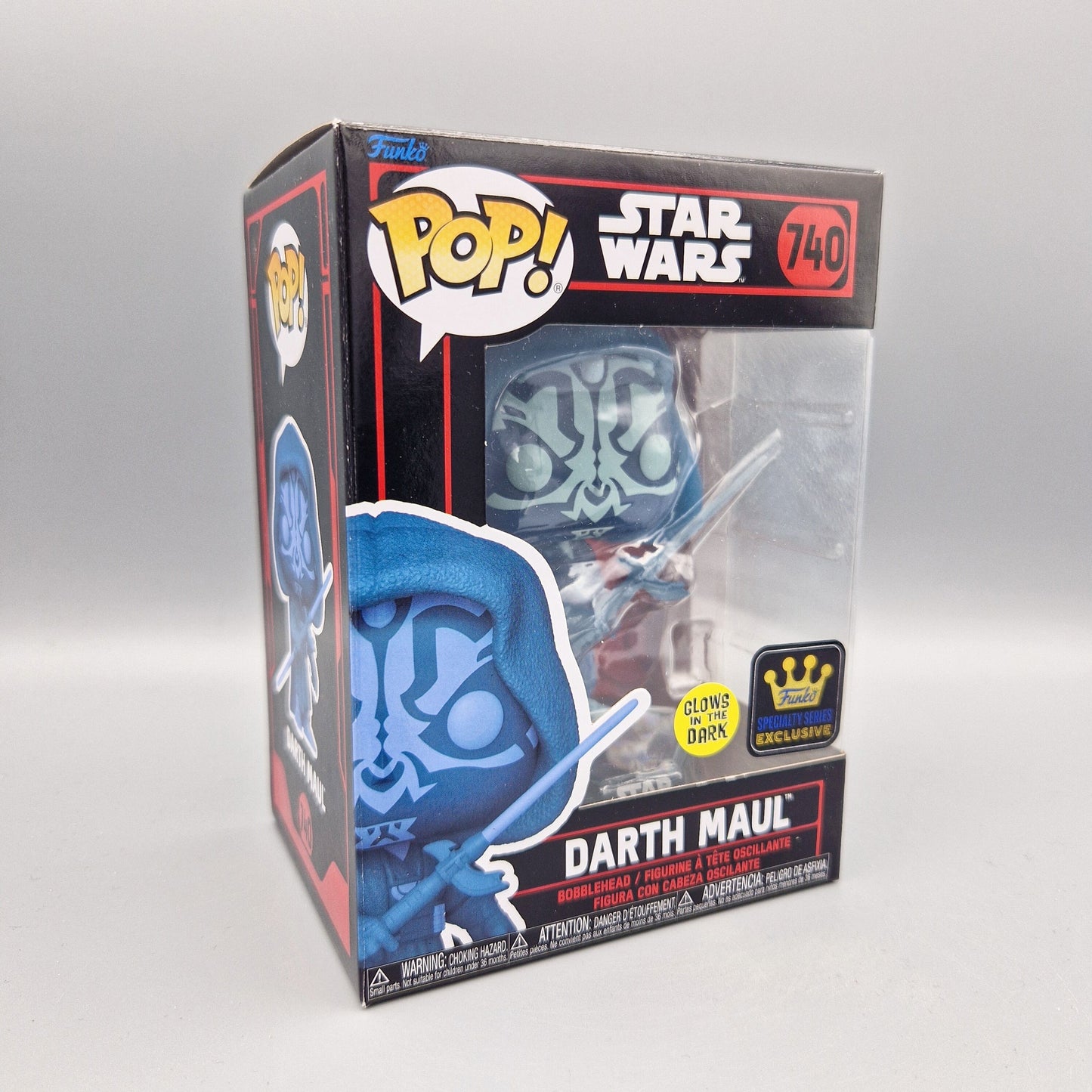 Funko Pop! Star Wars	#740 Darth Maul	Glows in the Dark