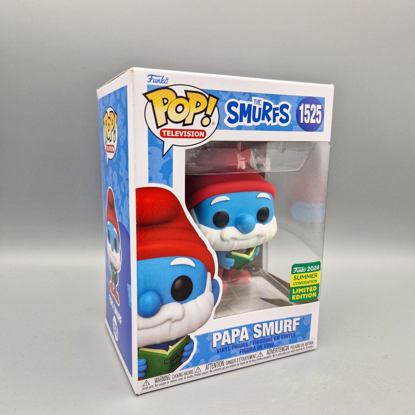 Funko Pop! Television The Smurfs #1525 Papa Smurf 2024 Summer Convention