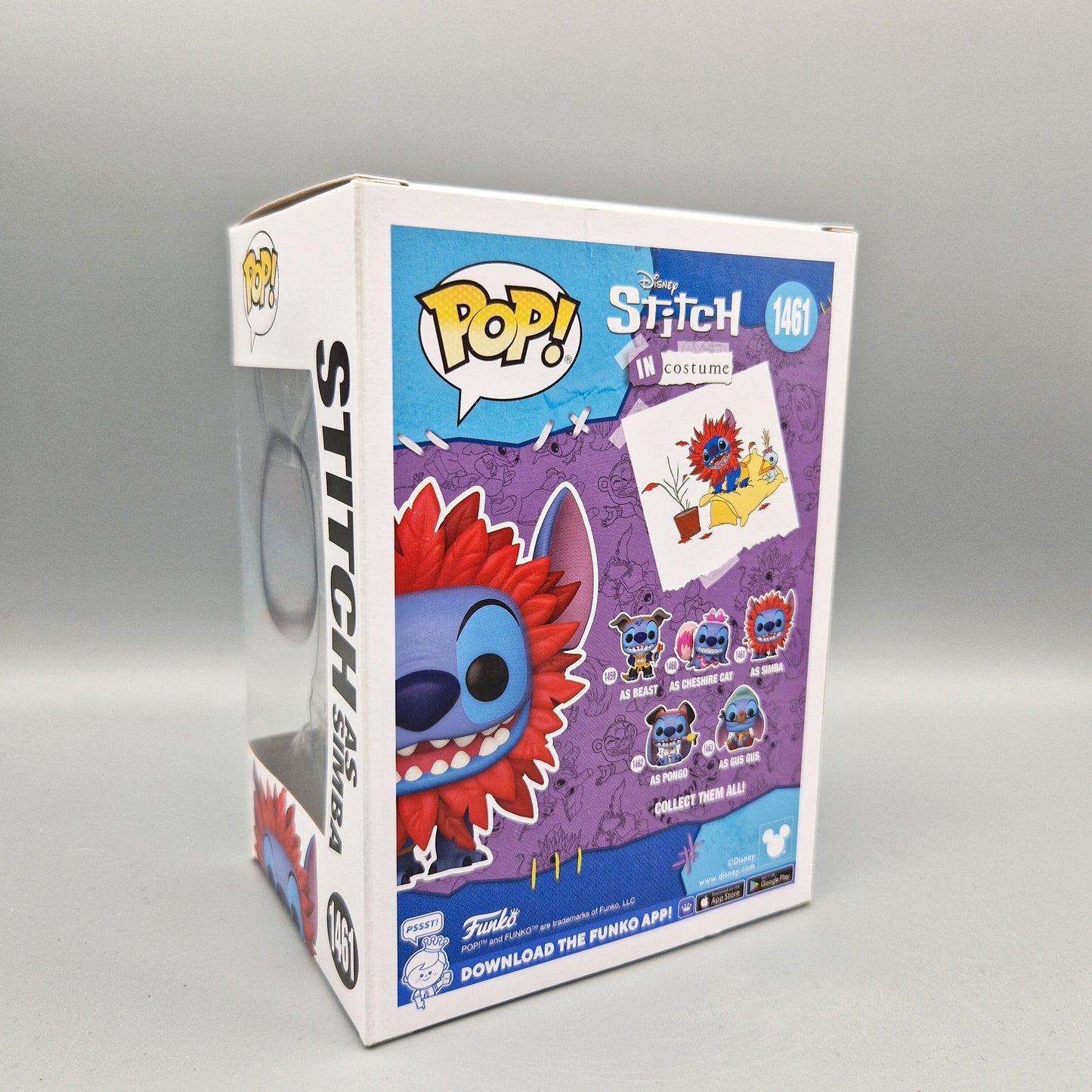 Funko Pop! Disney - Stitch in Costume	#1461 Stitch as Simba