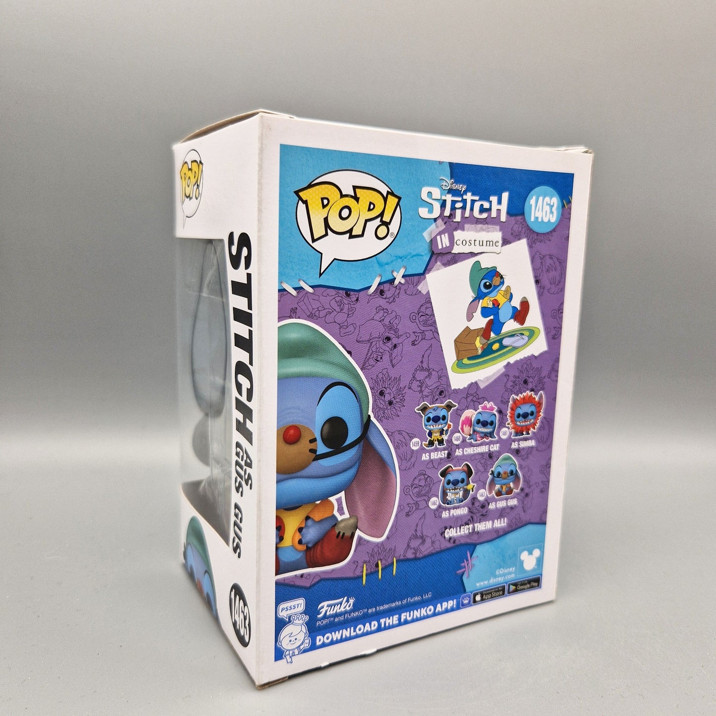 Funko Pop! Disney - Stitch in Costume #1463 Stitch as Gus Gus Special Edition