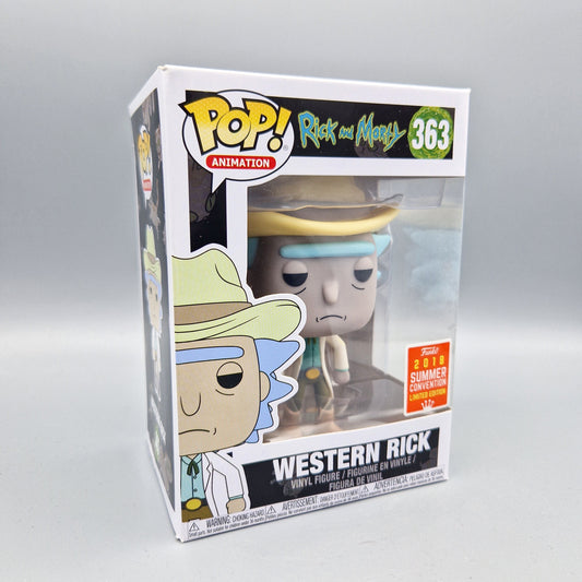 Funko Pop! Animation	Rick and Morty	#363 Western Rick	2018 Summer Convention
