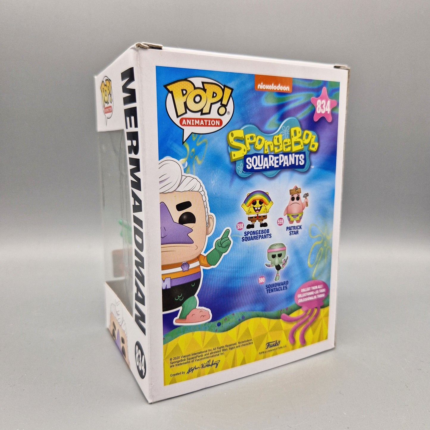 Funko Pop! Animation	Spongebob Squarepants	#834 Mermaidman	2020 Fall Convention