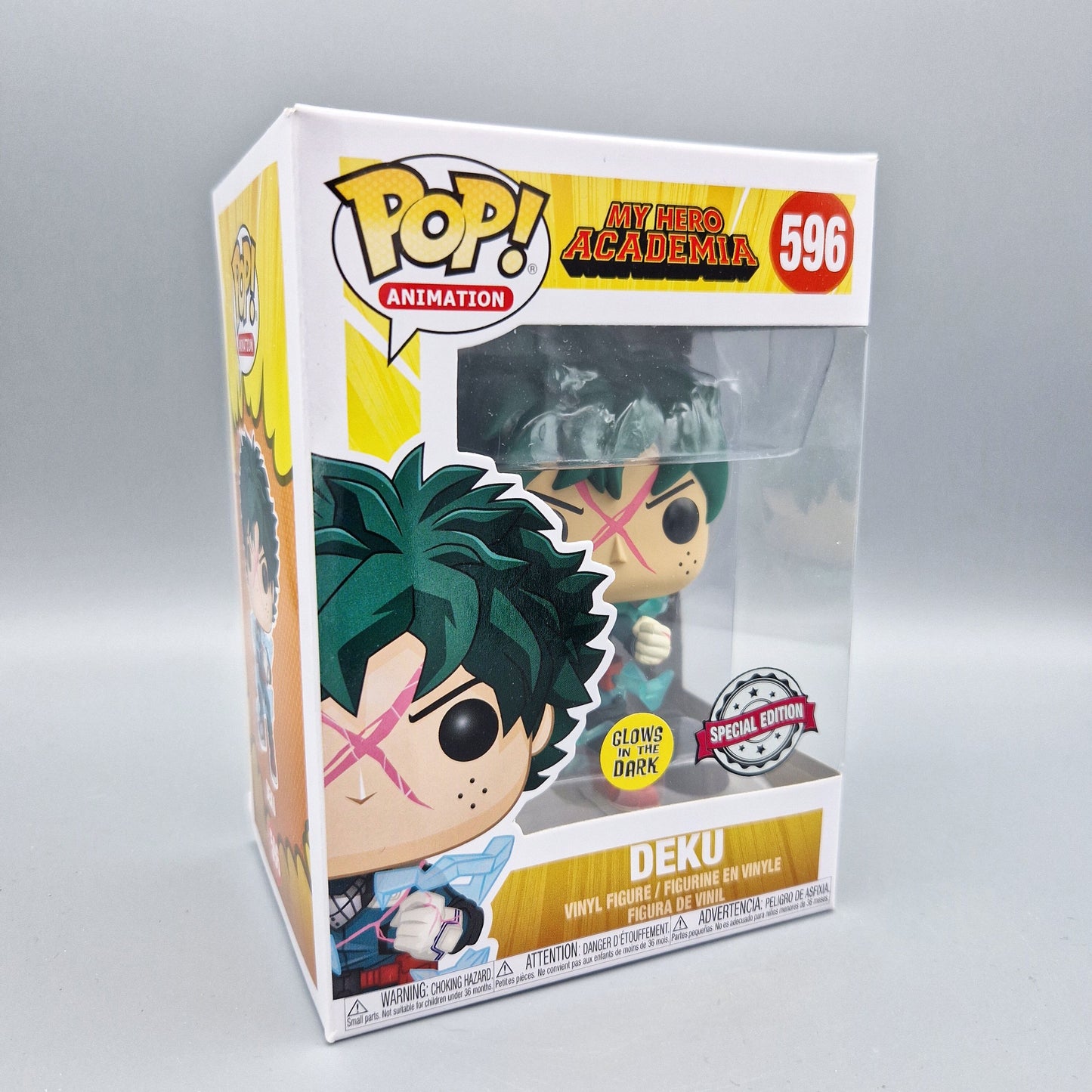 Funko Pop! Animation	My Hero Academia	#596 Deku	Glows in the Dark