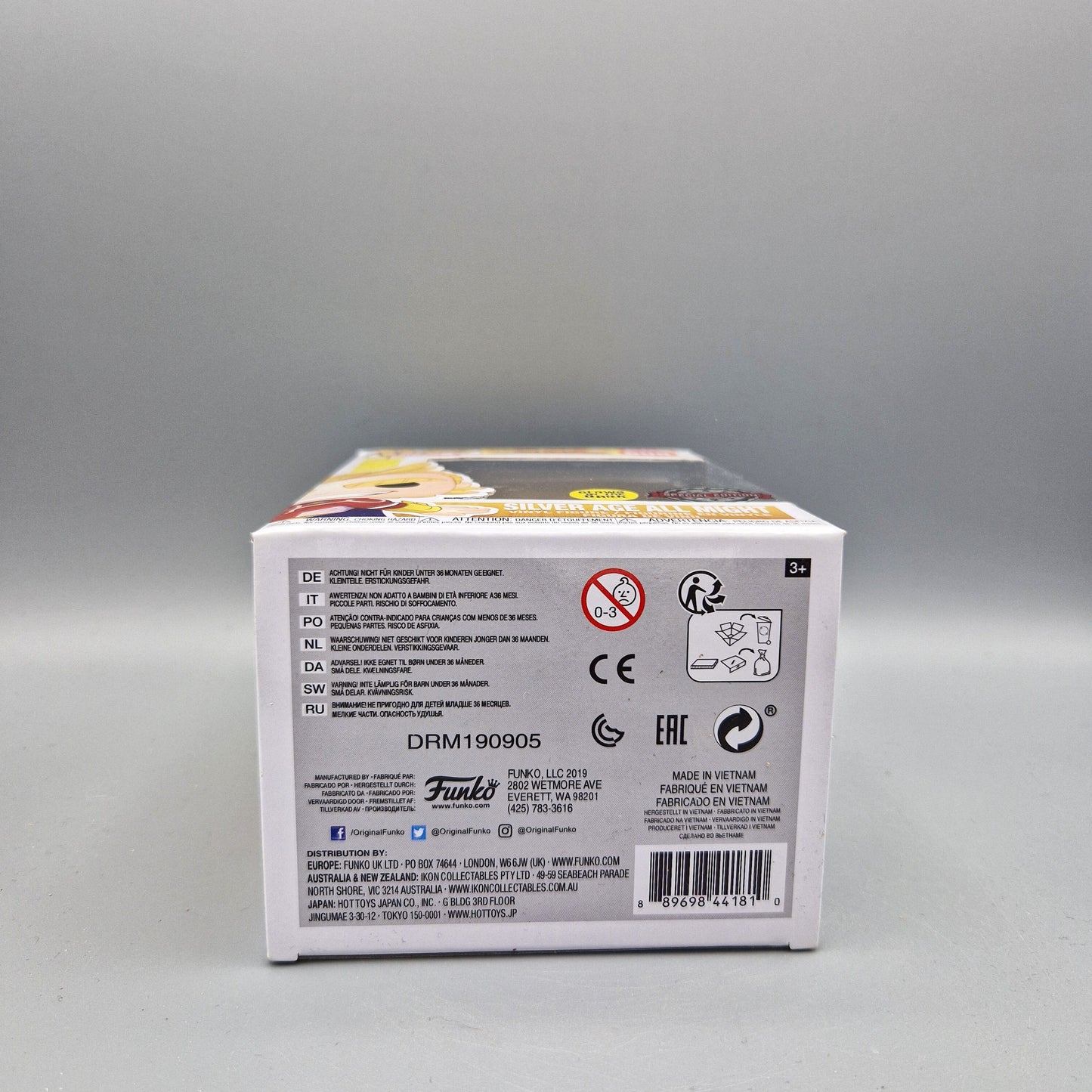 Funko Pop! Animation	My Hero Academia	#608 Silver Age All Might	Glows in the Dark