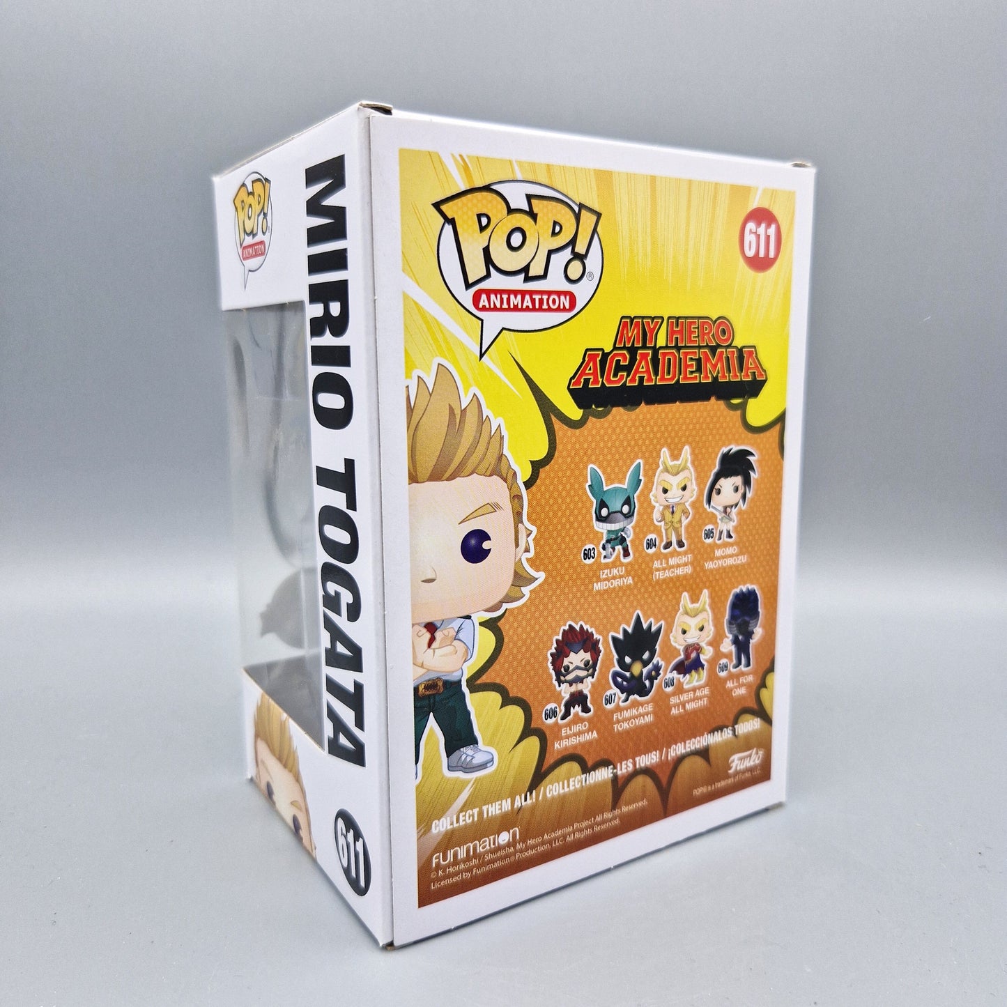 Funko Pop! Animation My Hero Academia #611 Mirio Togata Special Edition
