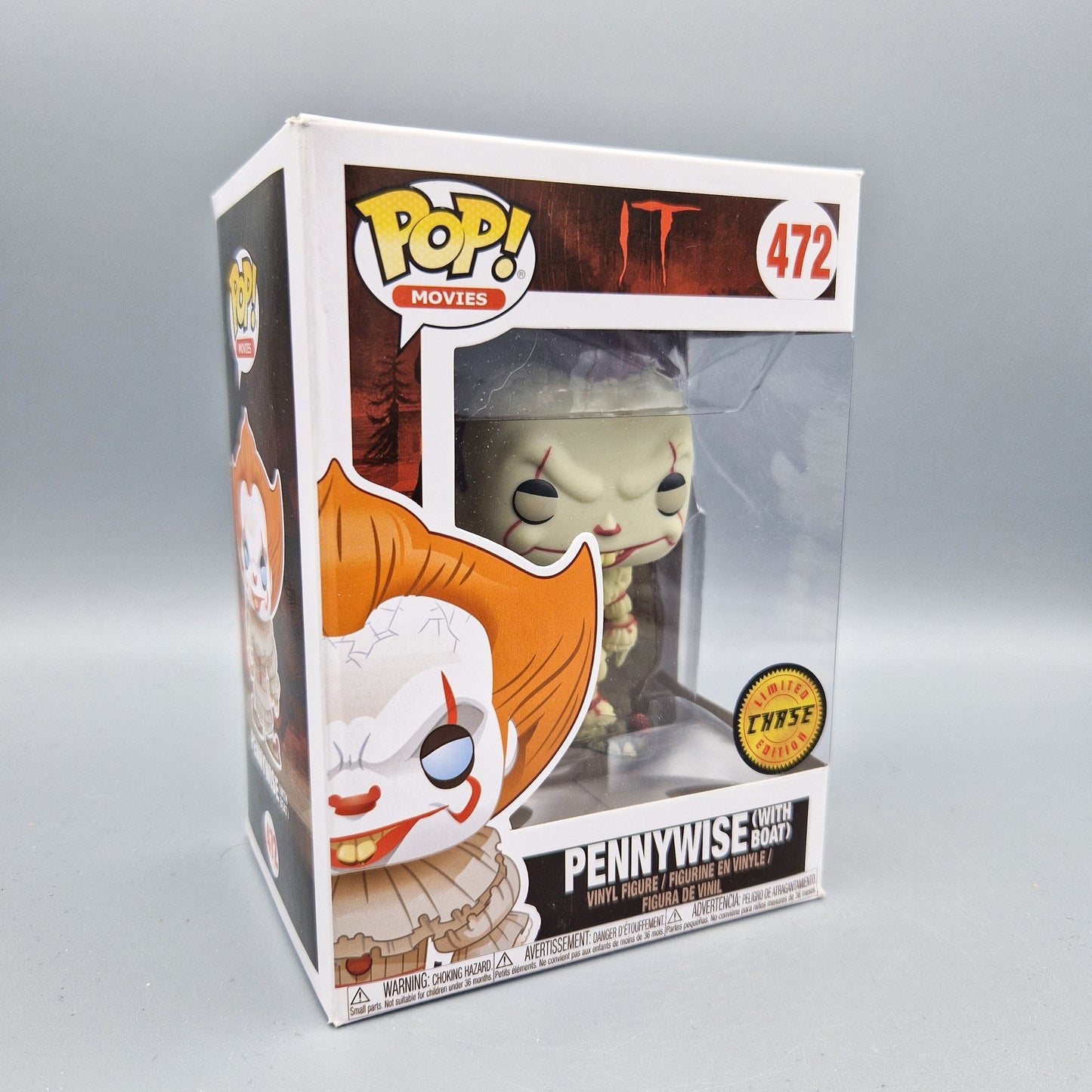 Funko Pop! Movies IT - Es #472 Pennywise (with Boat) Chase