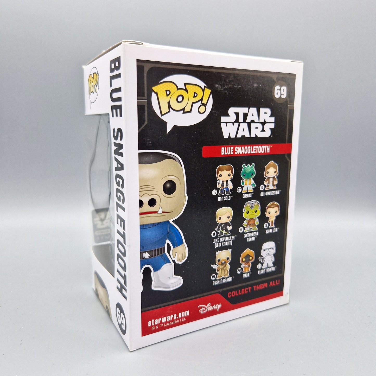 Funko Pop! Star Wars	#69	Blue Snaggletooth	Smuggler's Bounty Exclusive