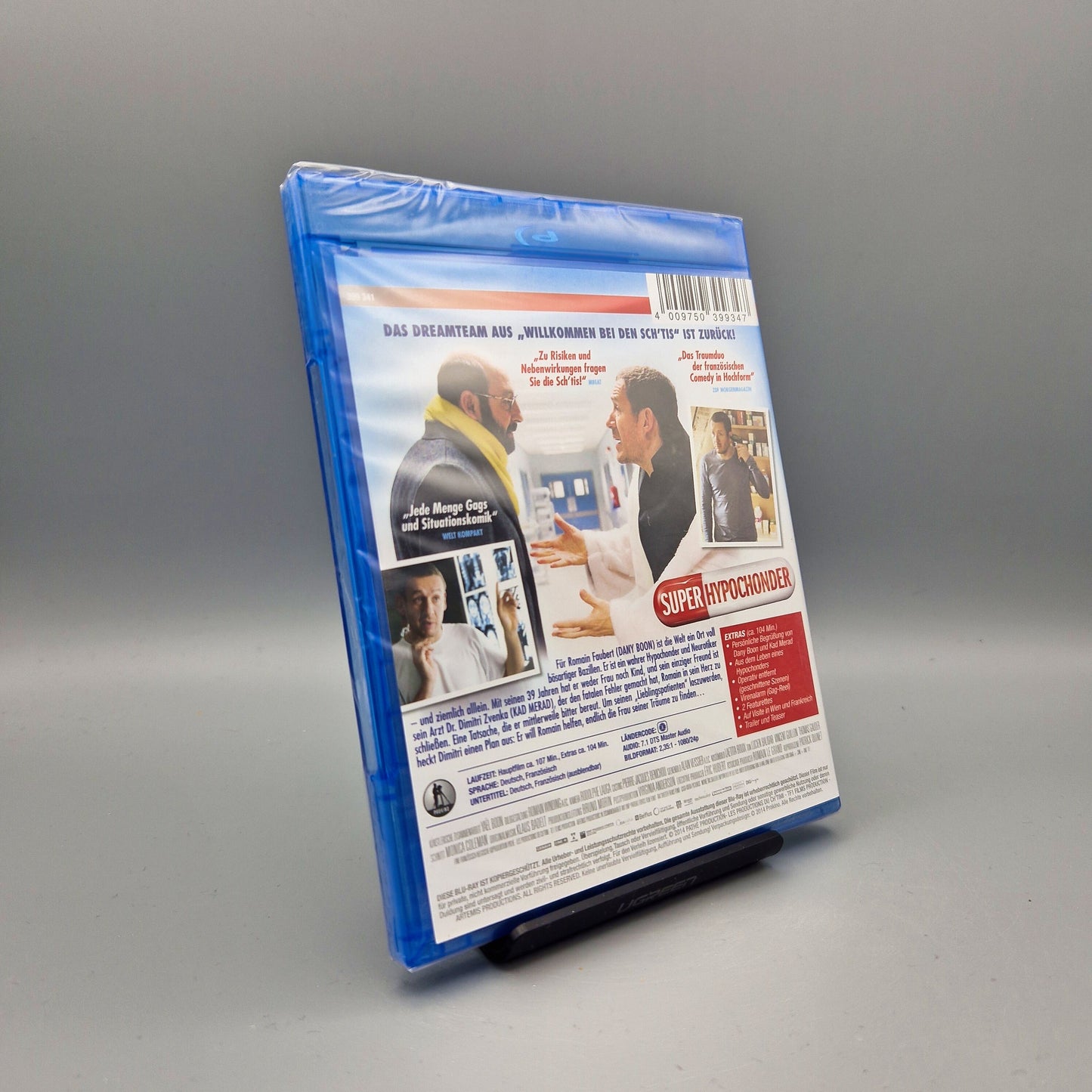 Super Hypochonder Blu-Ray Film mit Kad Merad und Dany Boon Zustand: Neu