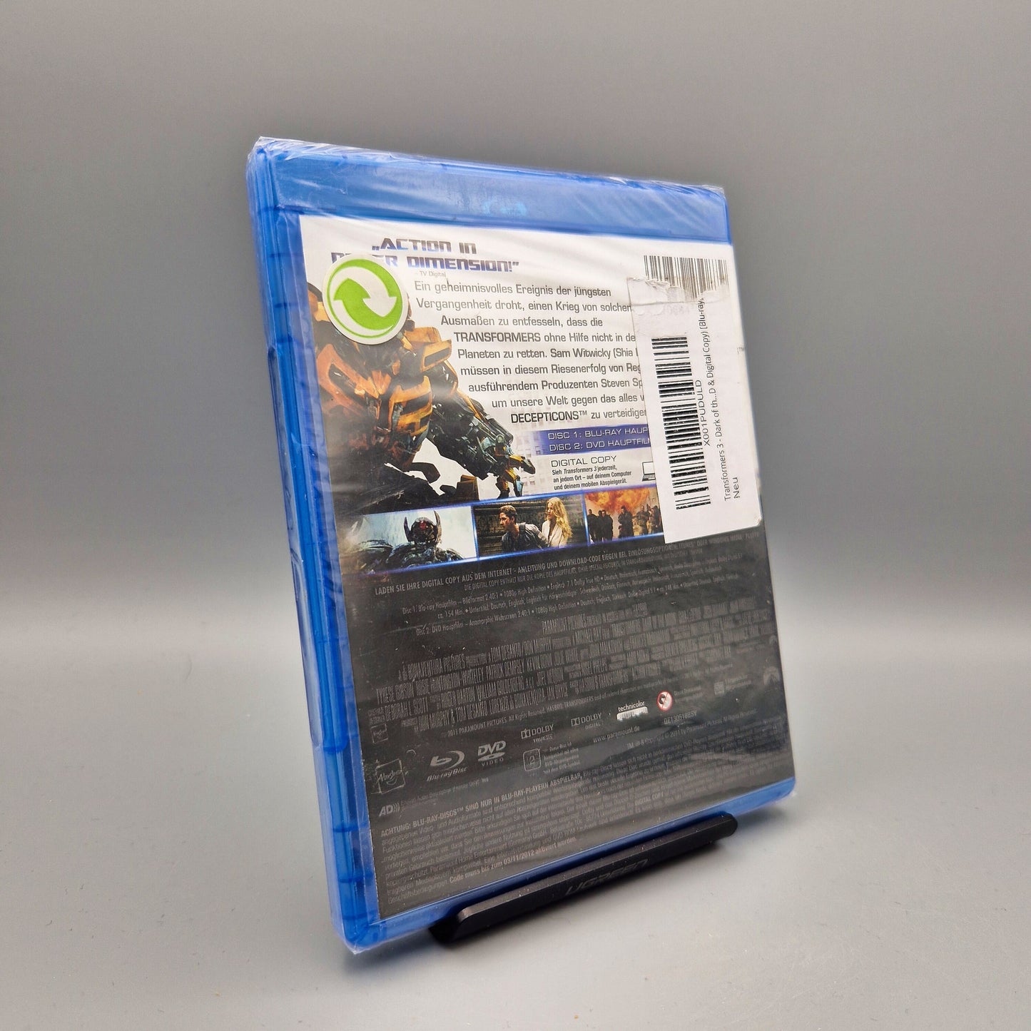 Transformers 3 Blu-Ray Film mit Shia LaBeouf Zustand: Neu