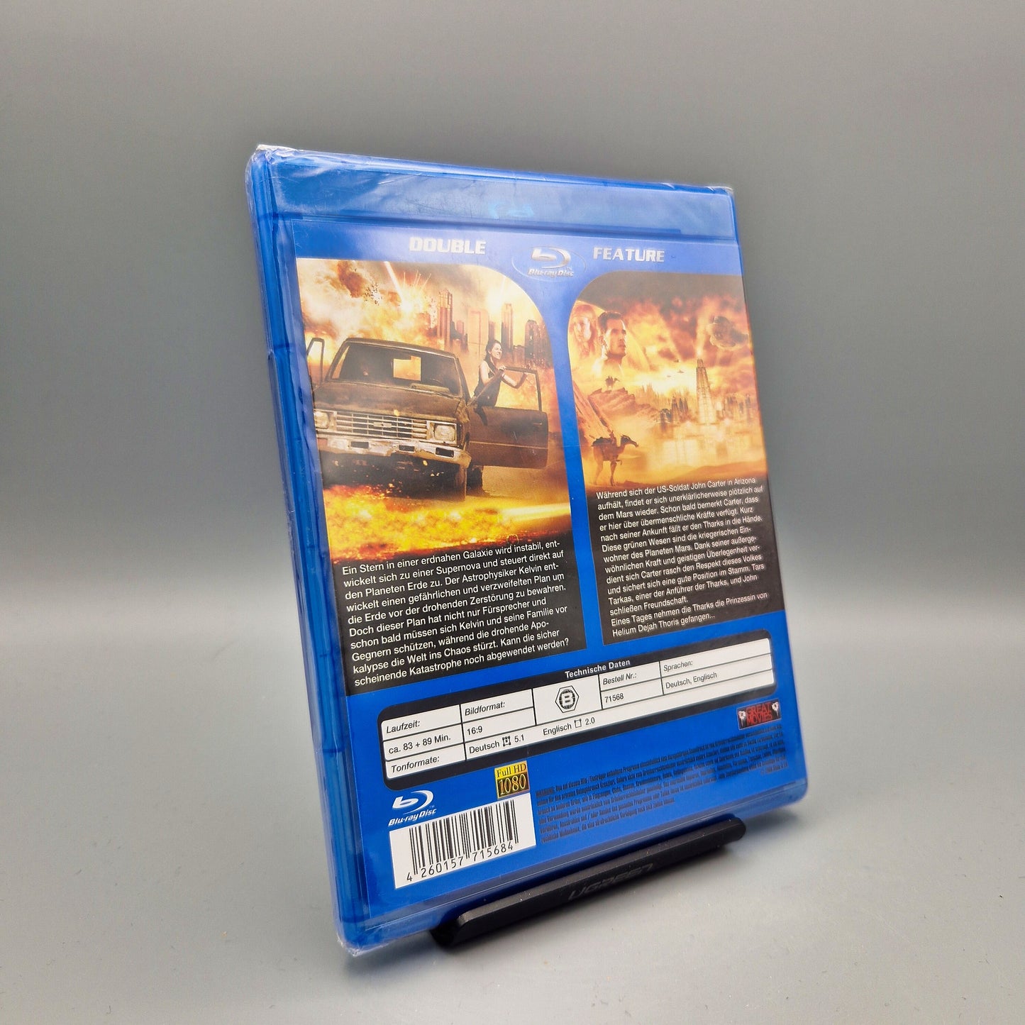 Double Feature: Supernova 2012 & Princess of Mars Blu-Ray Film Zustand: Neu
