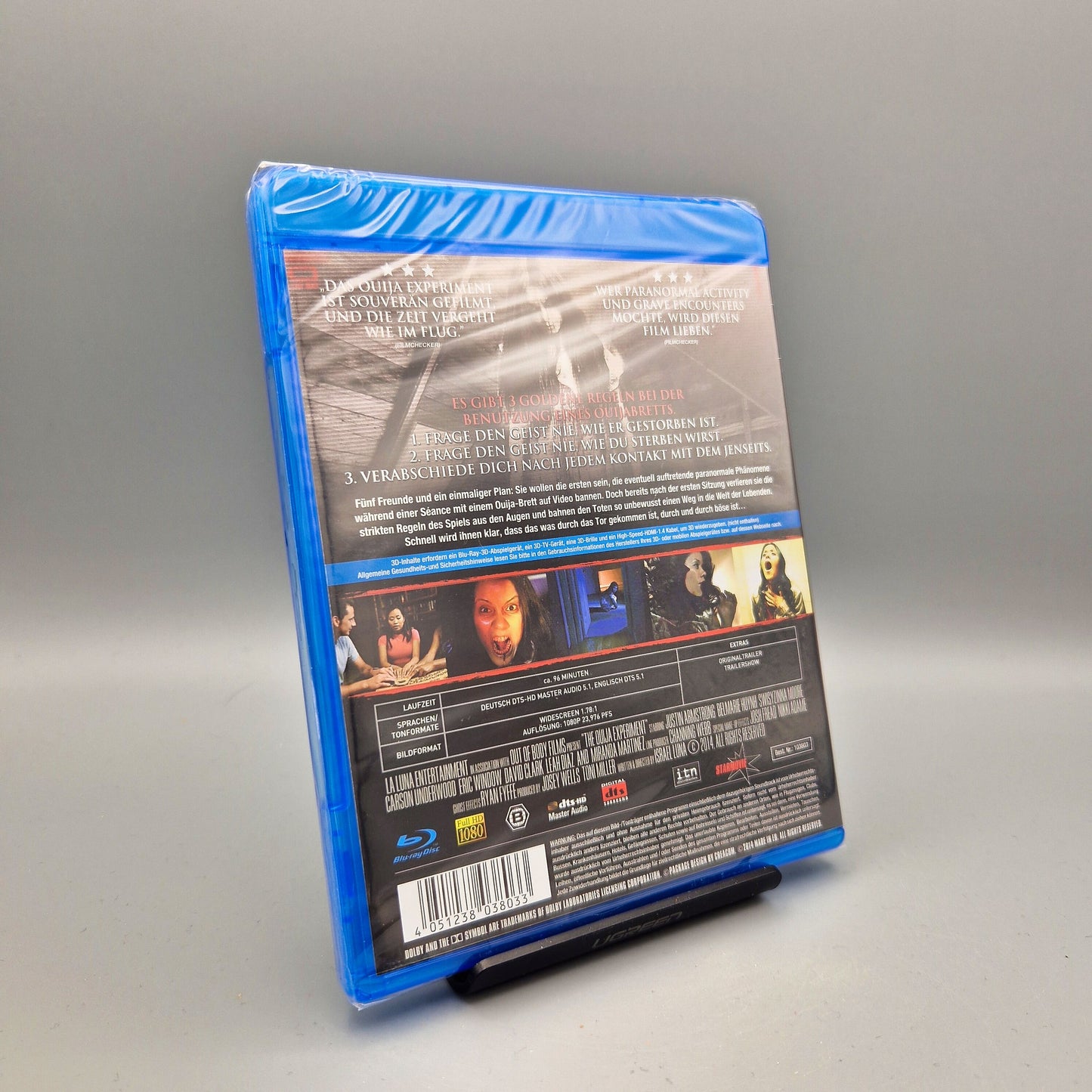 Das Ouija Experiment 3D und 2D Blu-Ray Film Zustand: Neu