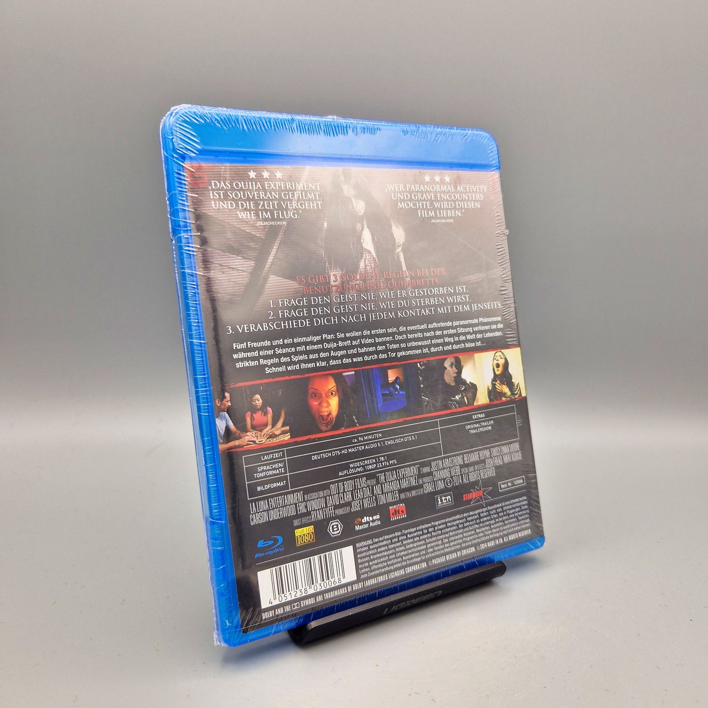 Das Ouija Experiment Blu-Ray Film mit Justin Armstrong Zustand: Neu
