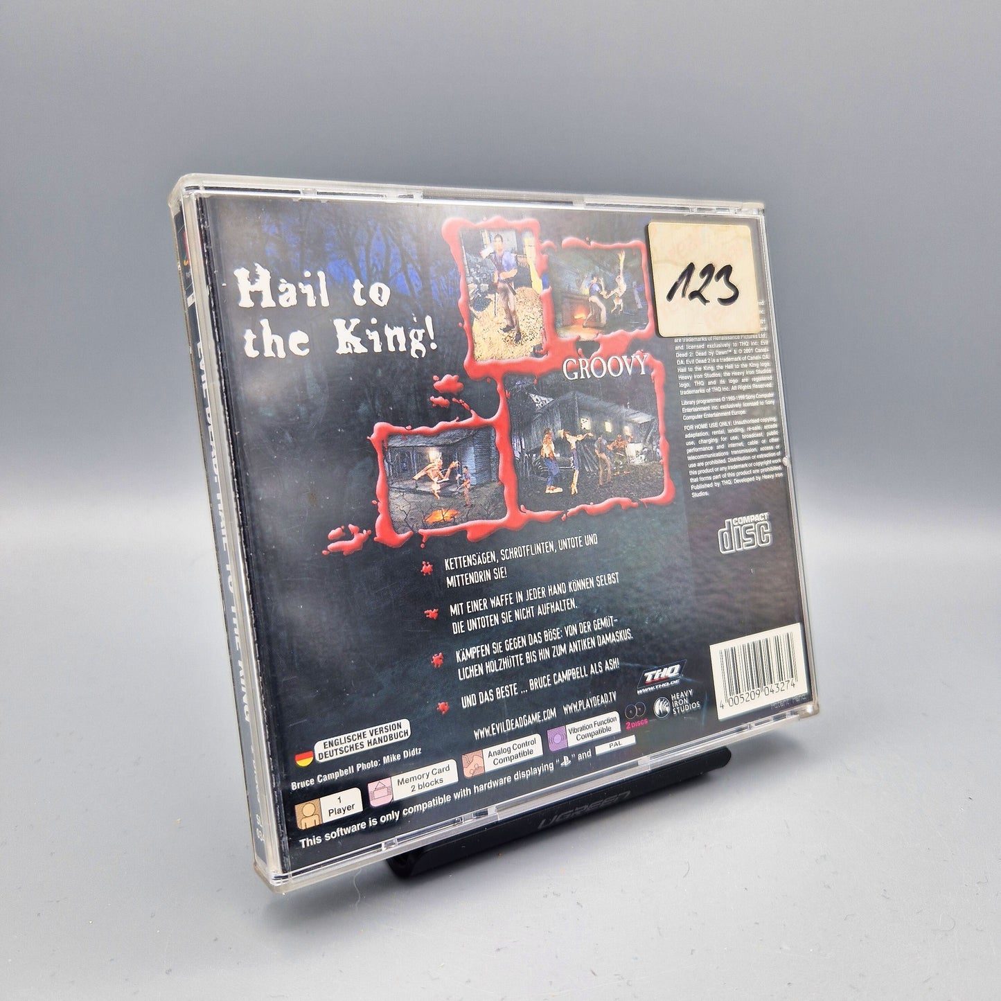 Playstation 1 Spiel: Evil Dead: Hail to the King