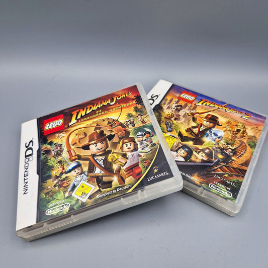 Nintendo DS 2 Spiele Bundle: Lego Indiana Jones 1 & 2 - ohne Anleitung