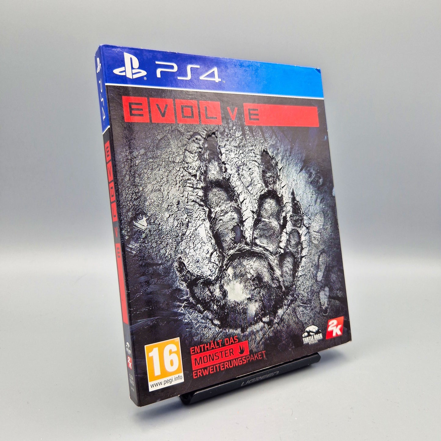 Playstation 4 Spiel: Evolve im Pappschuber