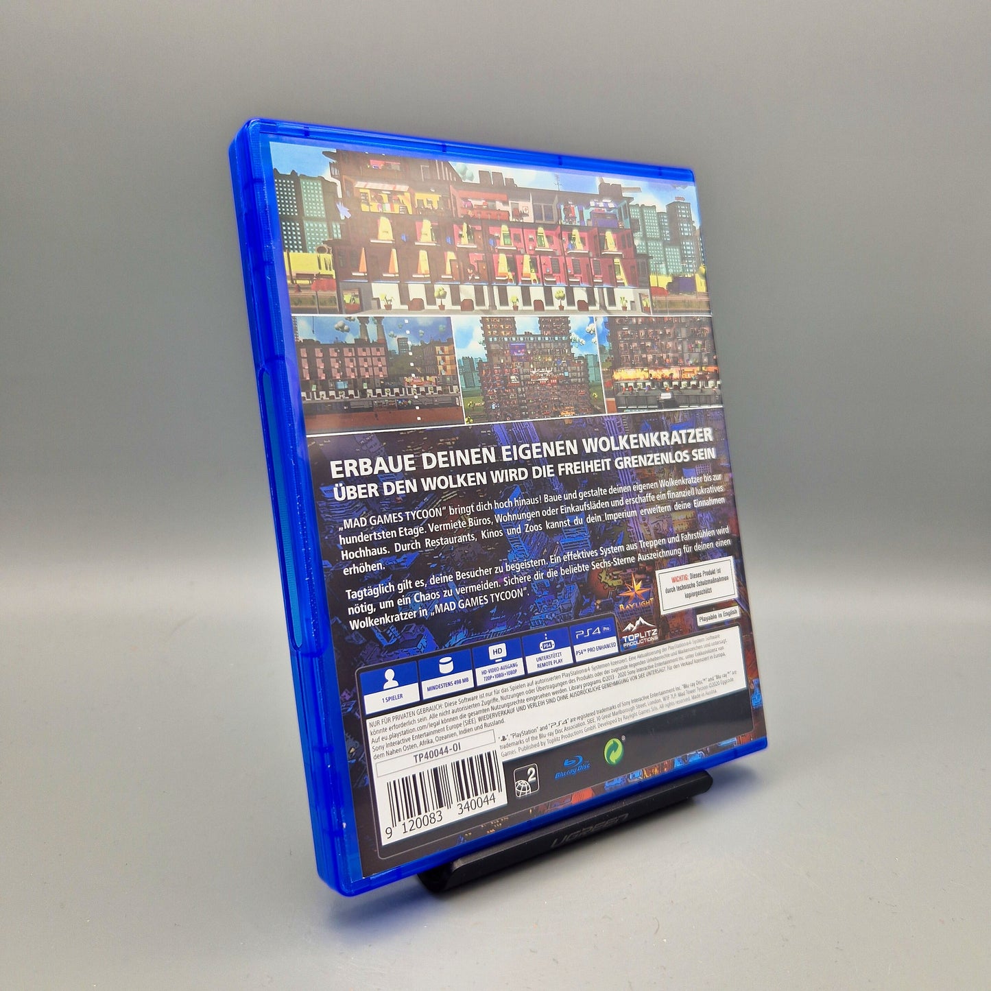 Playstation 4 Spiel: Mad Tower Tycoon