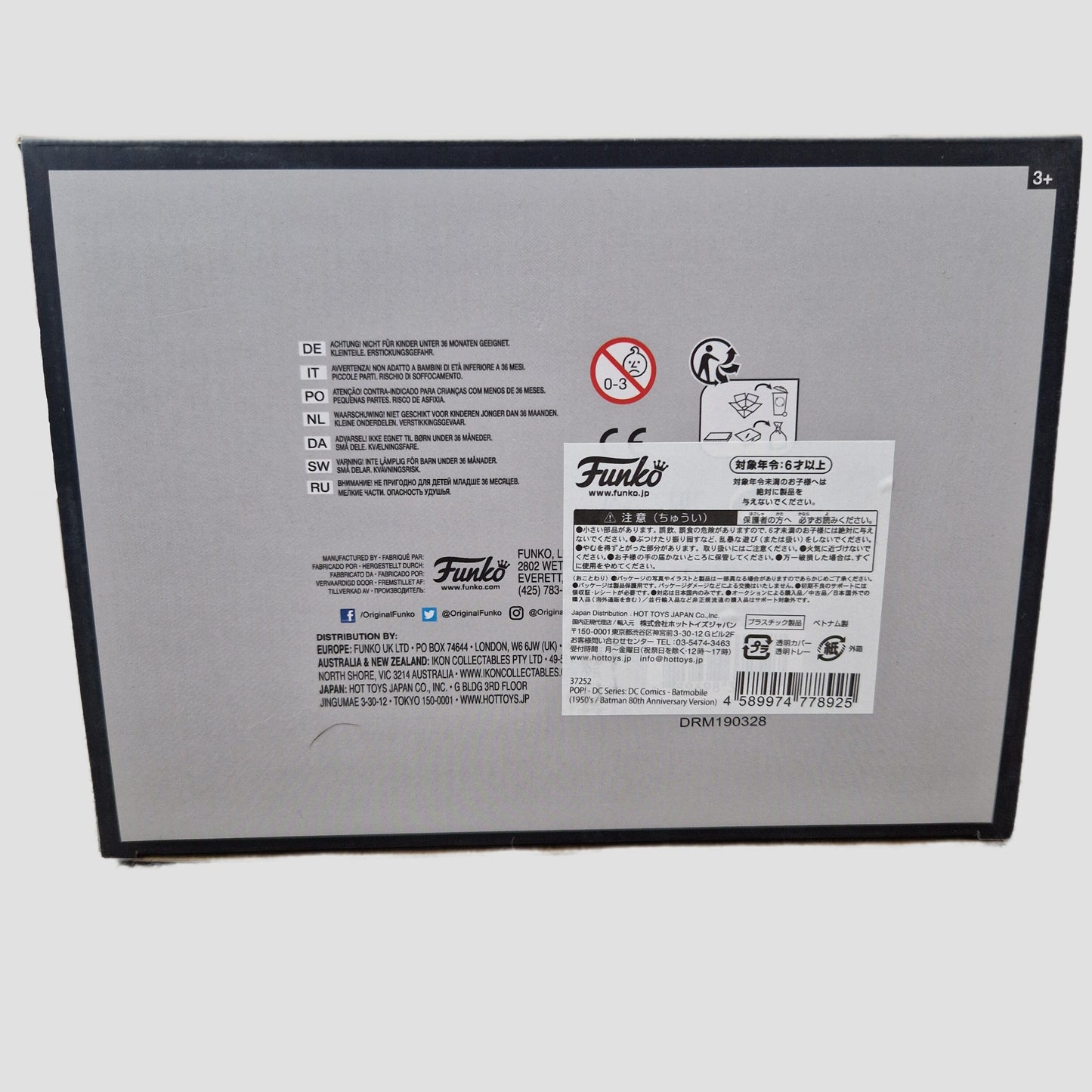 Funko Pop! Rides DC Batman #277 1950 Batmobile