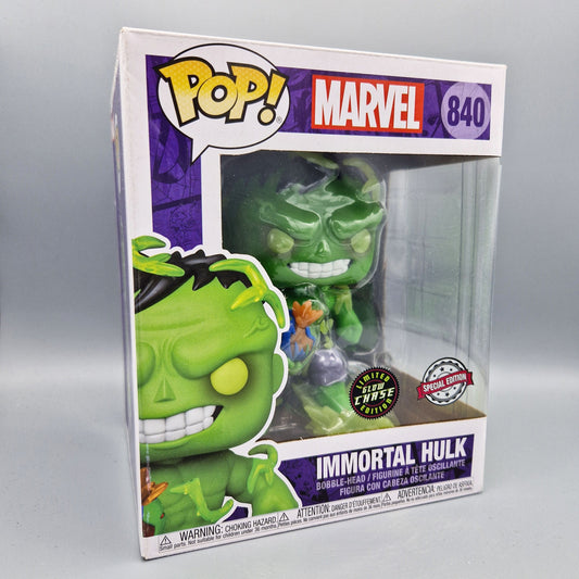 Funko Pop! Marvel	#840 Immortal Hulk	Glow Chase	6-Inch