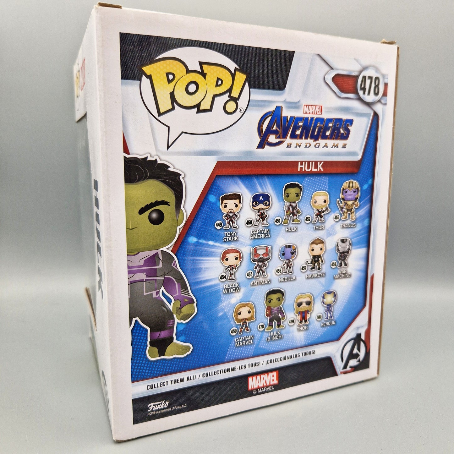 Funko Pop! Marvel - Avengers Endgame #478 Hulk 6-Inch