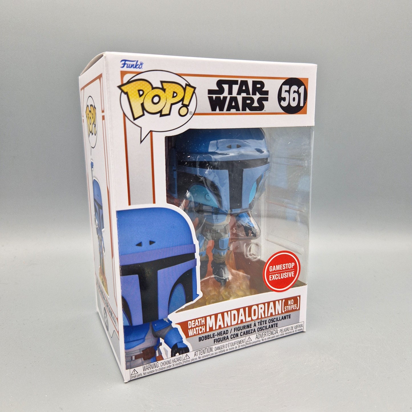 Funko Pop! Star Wars	#561 Mandalorian (No Stripes)	Exclusive